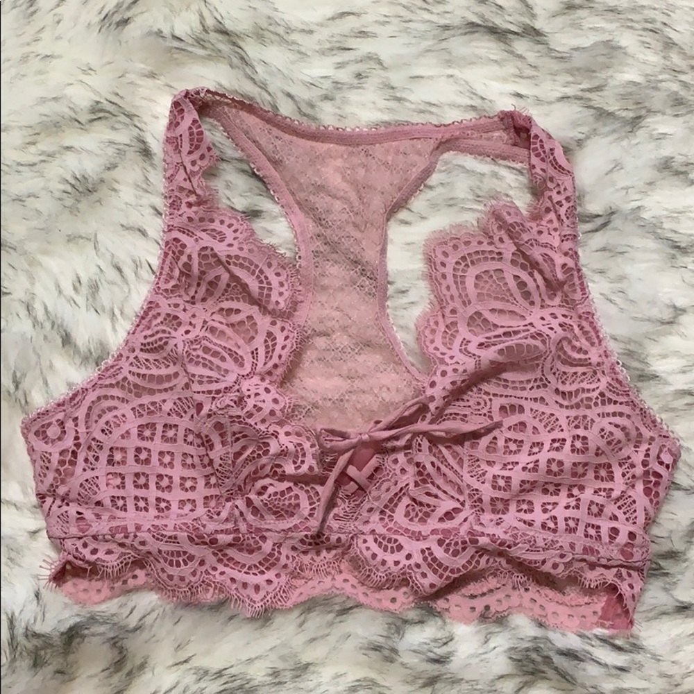 Victoria’s Secret Lace Bralette Pink M